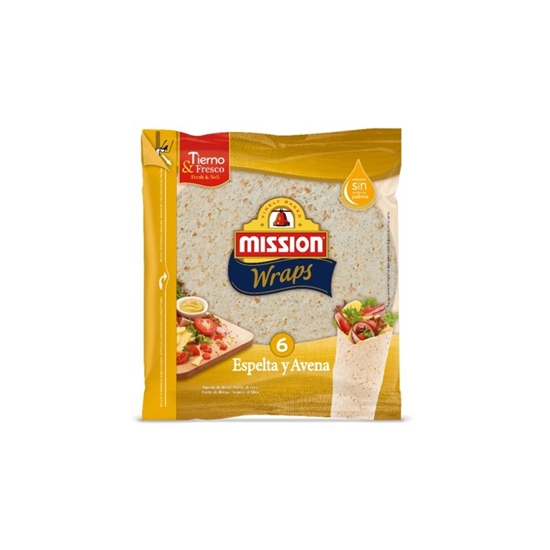 Picture of MISSION WRAPS SPELT OAT 370GR